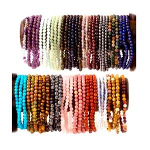 4mm Energy Bead Bracelets